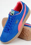 Image result for Pink and Blue Puma Suede Classic