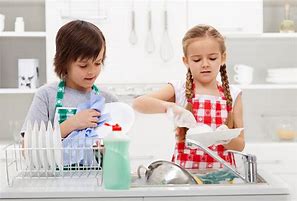 Image result for Kid Washing Dishes That's Mad