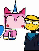 Image result for Master Frown Unikitty Kiss