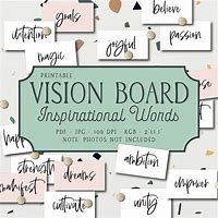 Image result for Vision Board Words
