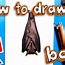 Image result for Flying Bat Drawing