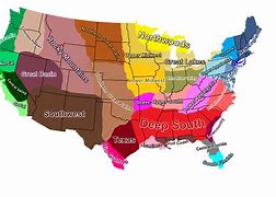 Image result for Cultural Map of USA