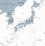Image result for Blank Map of Japan and Korea