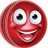 Image result for Cricket Ball Cartoon