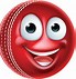 Image result for Cricket Ball Cartoon Drawing
