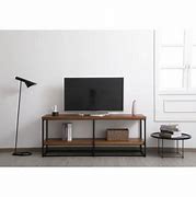 Image result for Industrial TV Stand Walnut