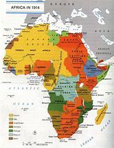 Image result for Map of Africa 1914