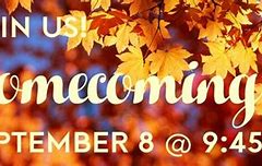 Image result for Church Homecoming Logo