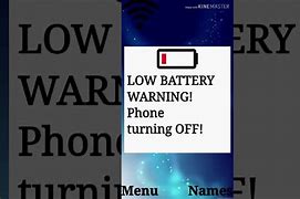 Image result for Low Battery Warning