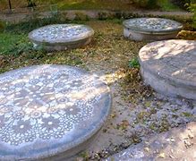 Image result for How to Pour Concrete Stepping Stones