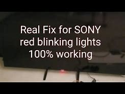 Image result for Sony TV Blinking Red-Light