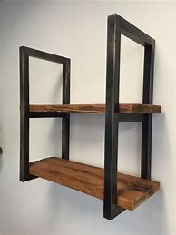 Image result for Reclaimed Wood Shelves