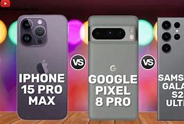 Image result for Google Pixel 8 Pro versus the iPhone 15 Pro Max