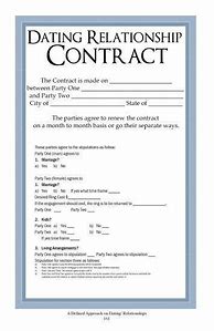 Image result for Funny Dating Contract