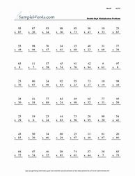 Image result for 5th Grade Multiplication Division Worksheets