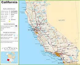 Image result for California Road Map Hires