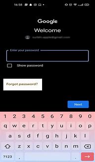 Image result for Gmail Forgot Password Android