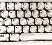 Image result for Keyboard Sketch