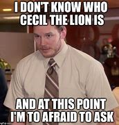 Image result for Cecil The Lion Meme