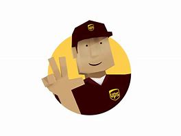 Image result for UPS Driver Animated