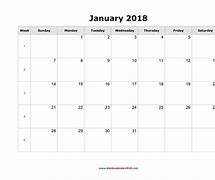 Image result for 2018 Monthly Calendar Printable Large