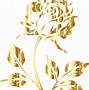 Image result for White and Gold Flowers Clip Art