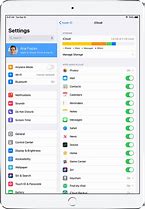 Image result for iPad Settings Accounts