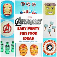 Image result for Avengers Birthday Party Food Ideas