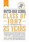 Image result for High School Class Reunion Invitations
