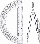 Image result for Compass Ruler Protractor