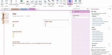 Image result for OneNote Example File
