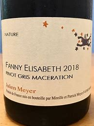 Image result for Julien Meyer Pinot Gris Fanny Elisabeth