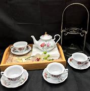 Image result for Flower Tea Set