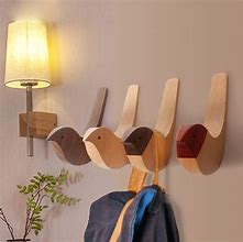 Image result for Wood Coat Hooks Modern