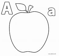 Image result for A for Apple Printable