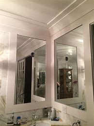 Image result for Bathroom Mirror Trim Ideas