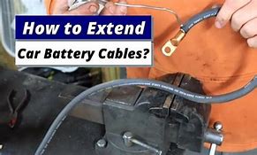 Image result for Extending Car Battery Cables