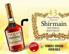Image result for Hennessy Labels Printable for Free