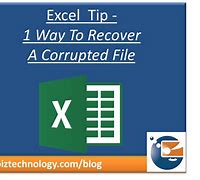 Image result for How to Recover the Excel File Corrupted