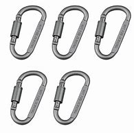 Image result for Tiny Aluminum Carabiner D-Ring