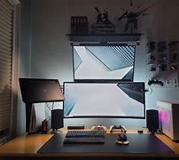 Image result for Double Monitor Gaming Setup