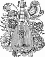 Image result for Mandolin Line Art