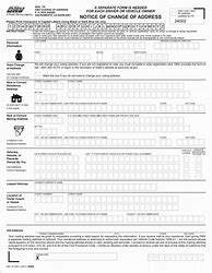 Image result for California DMV Change of Address Form