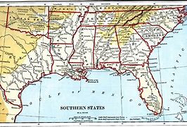 Image result for Southern States Map with Cities