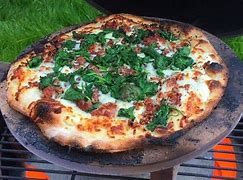 Image result for Cooking Pizza On a Pizza Stone