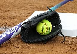 Image result for Softball Bat and Glove