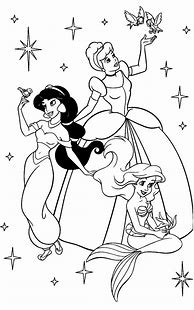 Image result for Disney Princesses Coloring Pages