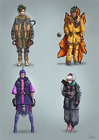 Image result for Futuristic Character Art