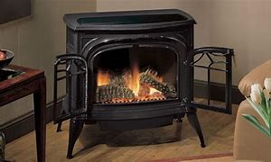 Image result for Small Gas Fireplace Stove