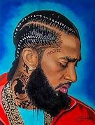 Image result for Nipsey Hussle Painting with 2 Pac